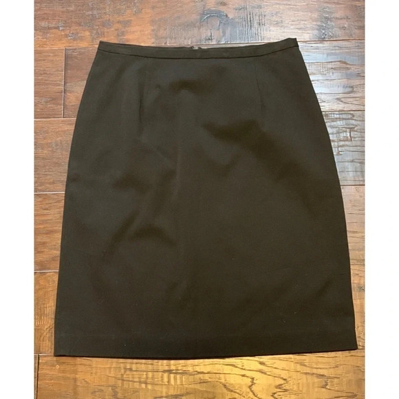 J. Crew Factory Black Stretch Cotton Skirt 2 NWT - Picture 1 of 2